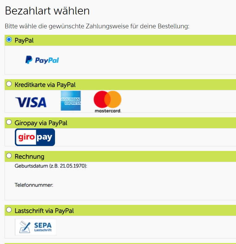 Set up Paypal Checkout